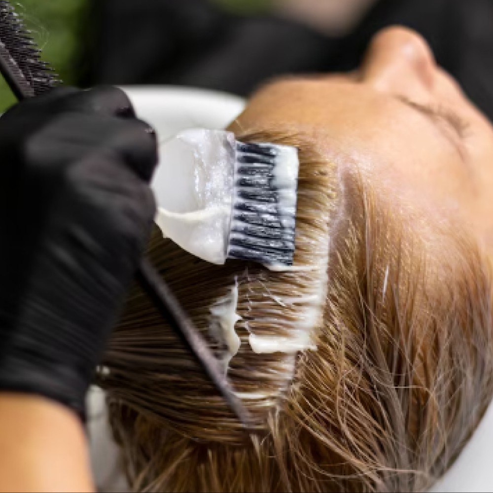 Hidratação e corte de cabelo